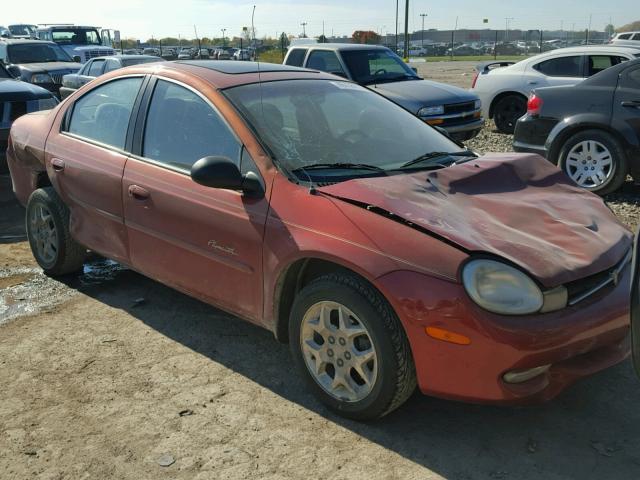 1P3ES46CX1D116213 - 2001 PLYMOUTH NEON BASE ORANGE photo 1