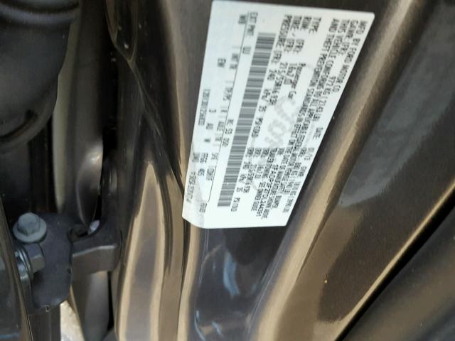 1FADP3F27DL244391 - 2013 FORD FOCUS SE GRAY photo 10