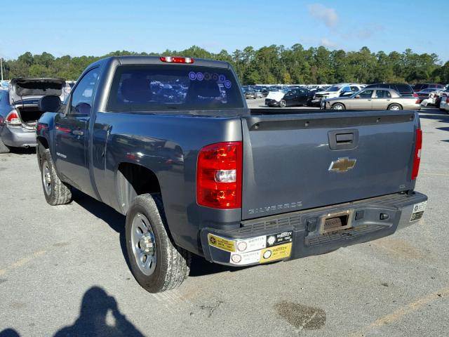 1GCNCPEX9BZ454158 - 2011 CHEVROLET SILVERADO GRAY photo 3