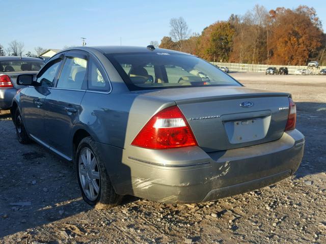 1FAHP25197G154659 - 2007 FORD FIVE HUNDR GREEN photo 3