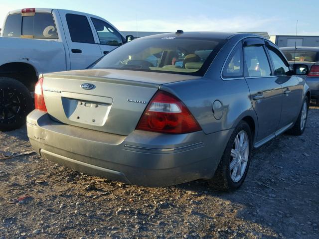 1FAHP25197G154659 - 2007 FORD FIVE HUNDR GREEN photo 4