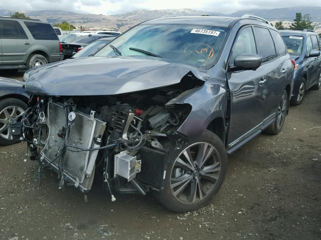 5N1DR2MN0HC602394 - 2017 NISSAN PATHFINDER GRAY photo 2