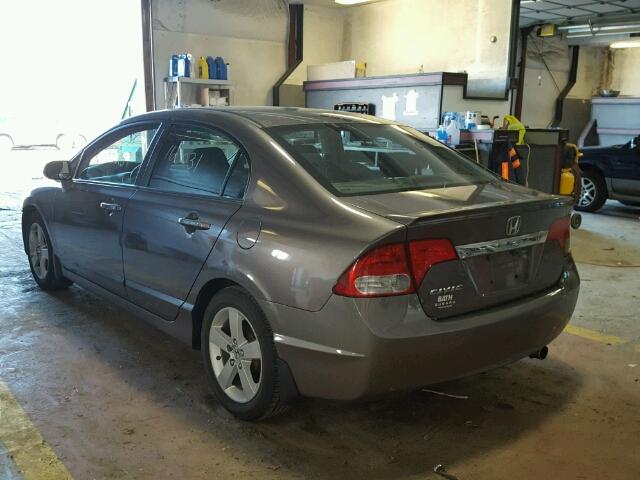 2HGFA1F62AH508459 - 2010 HONDA CIVIC GRAY photo 3