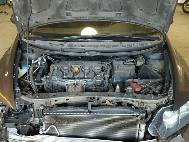 2HGFA1F62AH508459 - 2010 HONDA CIVIC GRAY photo 7