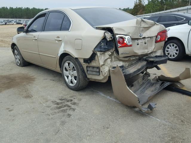 KNAGE123885225808 - 2008 KIA OPTIMA LX GOLD photo 3