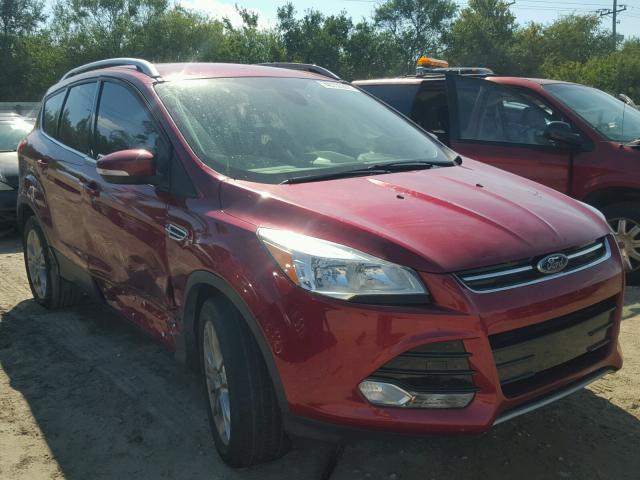 1FMCU0JX1EUB93624 - 2014 FORD ESCAPE TIT RED photo 1