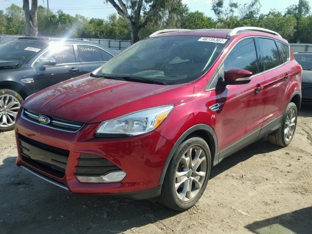 1FMCU0JX1EUB93624 - 2014 FORD ESCAPE TIT RED photo 2