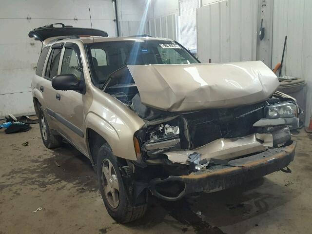 1GNDT13S152229771 - 2005 CHEVROLET TRAILBLAZE GOLD photo 1