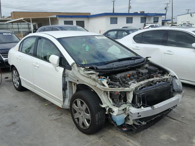 1HGFA16516L021898 - 2006 HONDA CIVIC LX WHITE photo 1