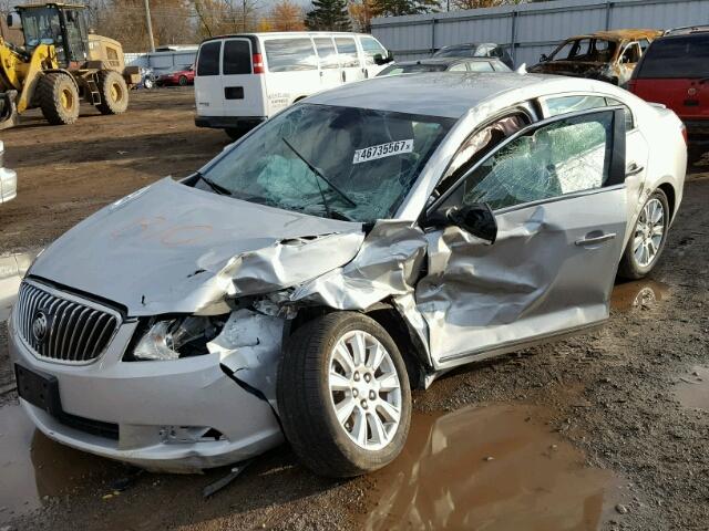 1G4GC5ER0DF126867 - 2013 BUICK LACROSSE SILVER photo 2