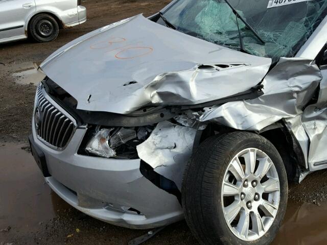 1G4GC5ER0DF126867 - 2013 BUICK LACROSSE SILVER photo 9