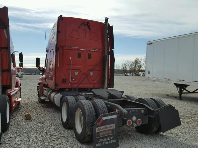 1FUJGLDR29LAJ0014 - 2009 FREIGHTLINER CASCADIA 1 RED photo 3