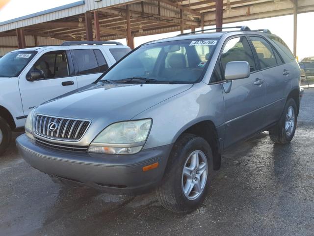 JTJGF10U310109055 - 2001 LEXUS RX 300 GRAY photo 2