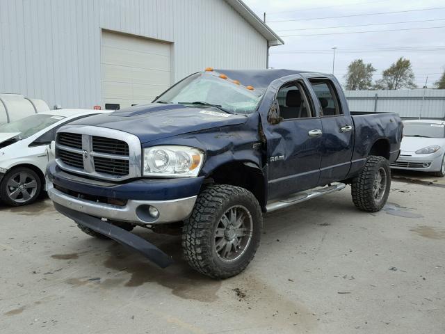 1D7HU18208J121349 - 2008 DODGE RAM 1500 S BLUE photo 2