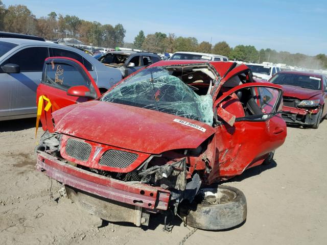 1G2AT18H397223198 - 2009 PONTIAC G5 GT RED photo 2