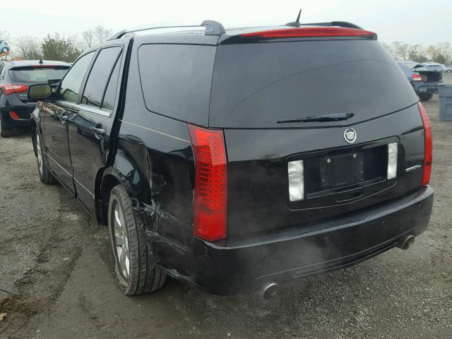 1GYEE437780207157 - 2008 CADILLAC SRX BLACK photo 3