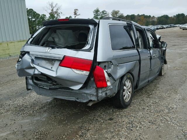 5FNRL38748B014014 - 2008 HONDA ODYSSEY EX BLUE photo 4