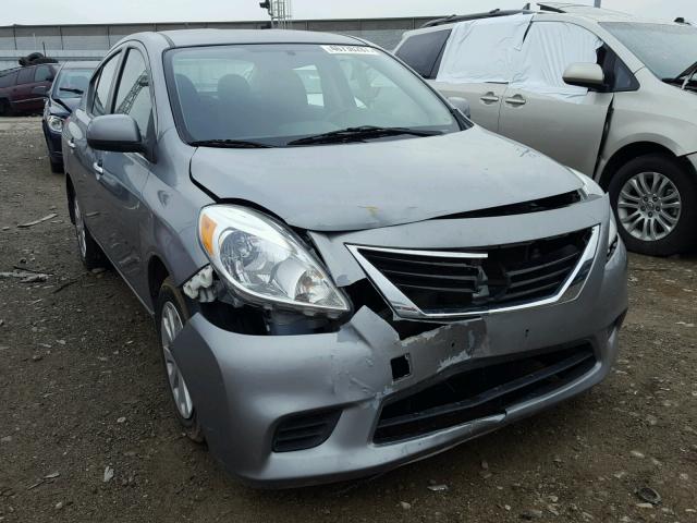 3N1CN7APXCL884476 - 2012 NISSAN VERSA S GRAY photo 1