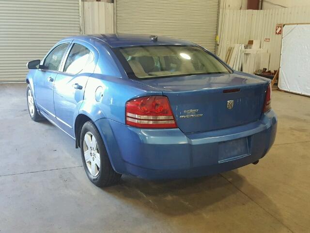 1B3LC46K18N669995 - 2008 DODGE AVENGER SE BLUE photo 3