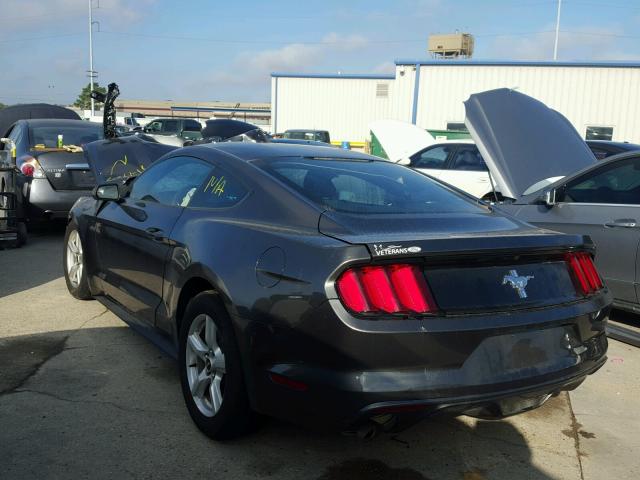 1FA6P8AM1H5263351 - 2017 FORD MUSTANG GRAY photo 3