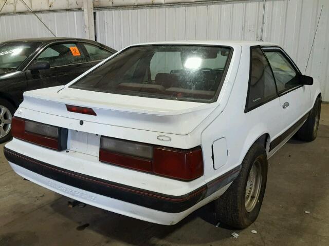 1FABP41A9KF276704 - 1989 FORD MUSTANG LX WHITE photo 4