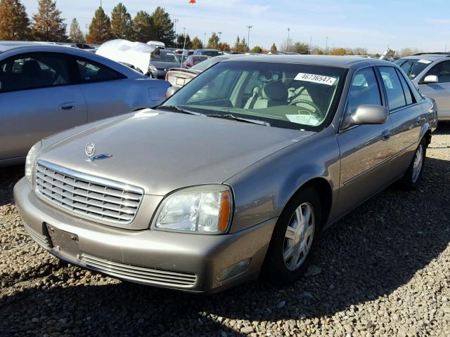 1G6KD54Y73U183536 - 2003 CADILLAC DEVILLE BEIGE photo 2