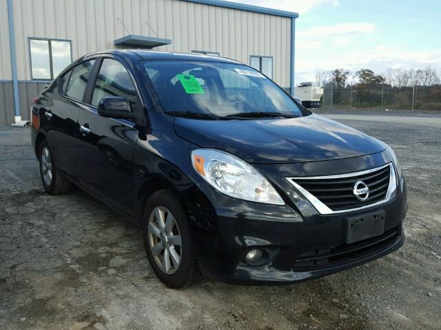 3N1CN7AP1DL872301 - 2013 NISSAN VERSA S BLACK photo 1