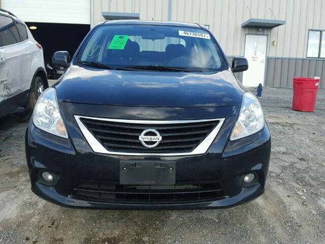 3N1CN7AP1DL872301 - 2013 NISSAN VERSA S BLACK photo 9