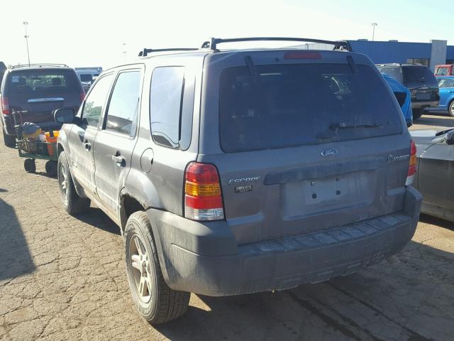 1FMYU95H45KD42620 - 2005 FORD ESCAPE HEV GRAY photo 3