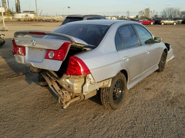 2HHES36814H003048 - 2004 ACURA 1.7EL PREM SILVER photo 4