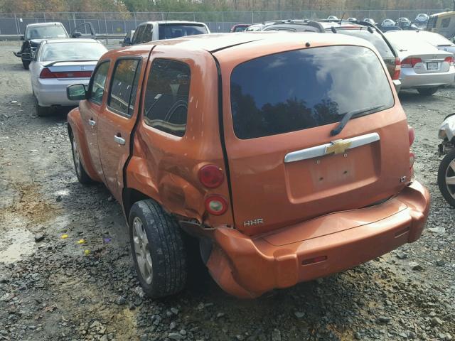 3GNDA23DX7S532262 - 2007 CHEVROLET HHR LT ORANGE photo 3