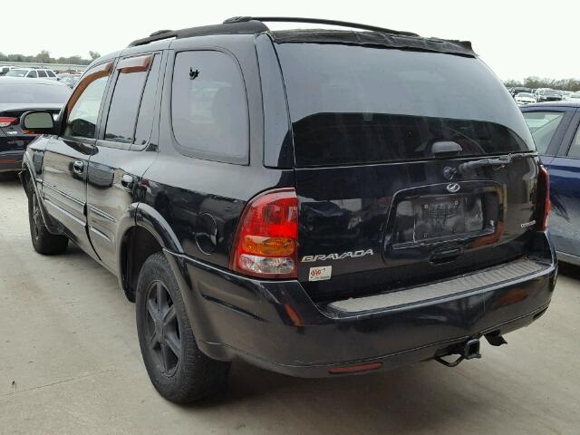 1GHDS13S722274876 - 2002 OLDSMOBILE BRAVADA BLACK photo 3