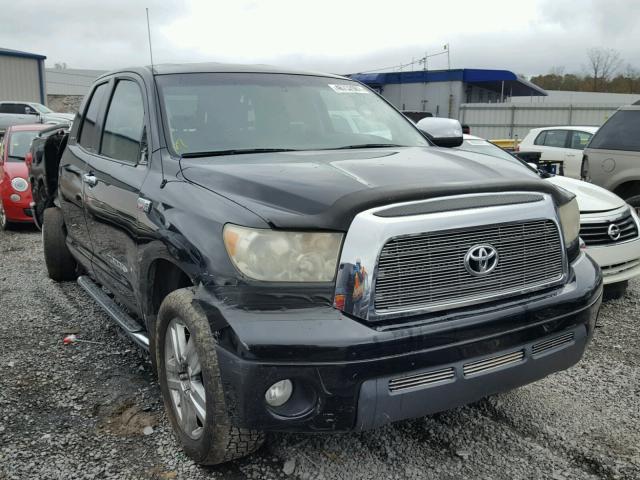 5TFBV58117X027231 - 2007 TOYOTA TUNDRA DOU BLACK photo 1