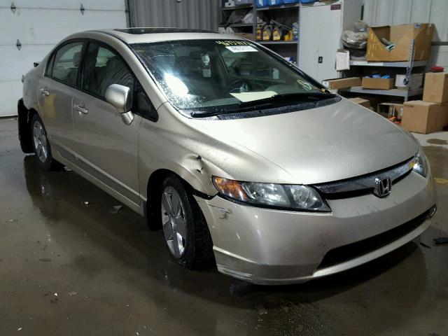 1HGFA16827L010212 - 2007 HONDA CIVIC GOLD photo 1