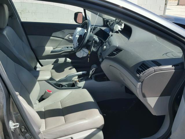 19XFB2F97CE318361 - 2012 HONDA CIVIC EXL 灰色 照片 5