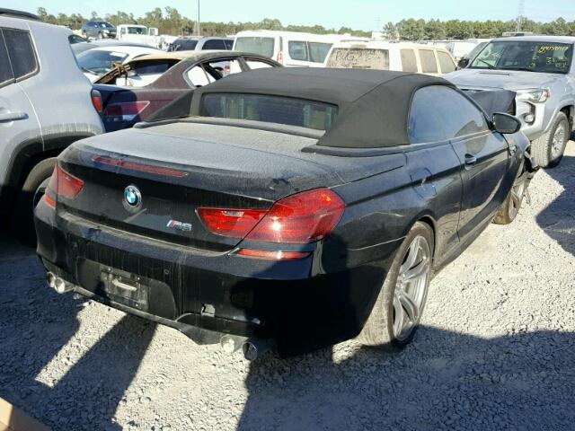 WBSLZ9C59EDZ78696 - 2014 BMW M6 BLACK photo 4