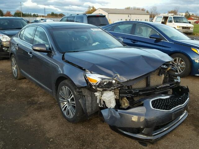 KNALN4D71E5166063 - 2014 KIA CADENZA PR GRAY photo 1