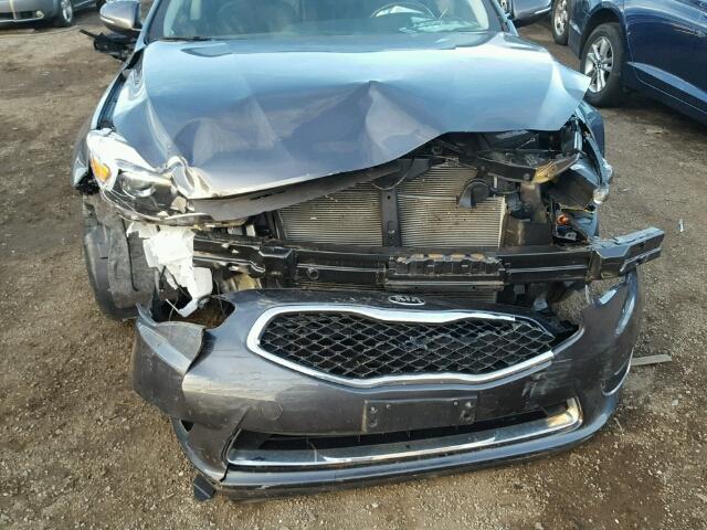 KNALN4D71E5166063 - 2014 KIA CADENZA PR GRAY photo 9