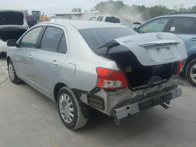 JTDBT923481224454 - 2008 TOYOTA YARIS SILVER photo 3