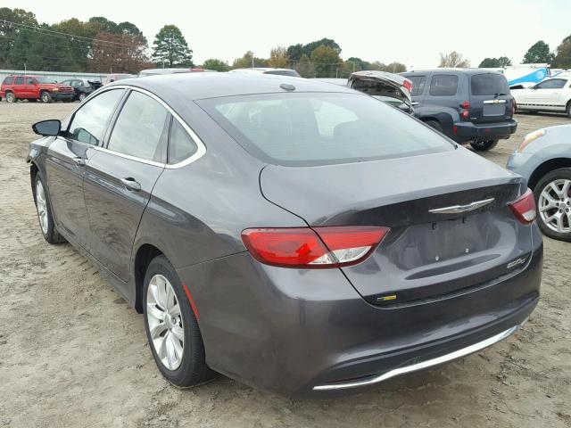 1C3CCCCB8FN584019 - 2015 CHRYSLER 200 C GRAY photo 3