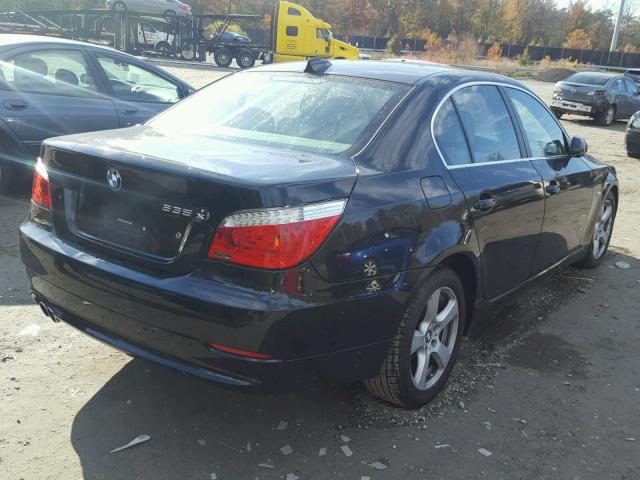 WBANV93518CZ63578 - 2008 BMW 535 XI BLACK photo 4