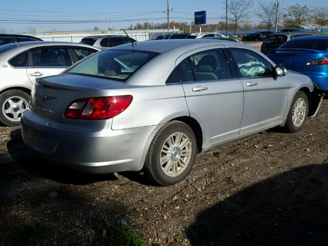 1C3LC46K98N148672 - 2008 CHRYSLER SEBRING LX SILVER photo 4