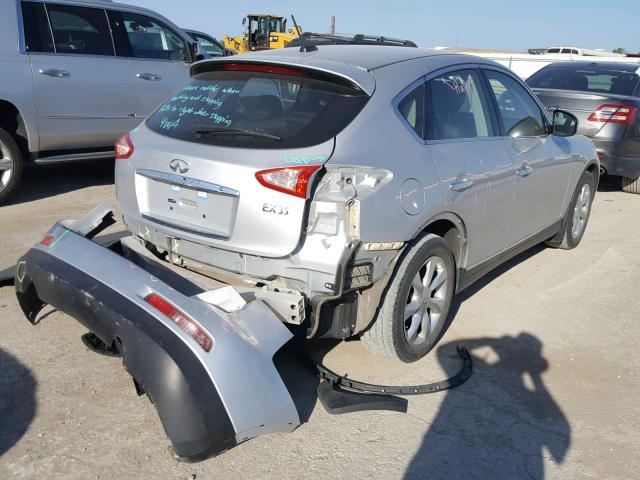 JN1AJ0HR1AM757877 - 2010 INFINITI EX35 BASE SILVER photo 4