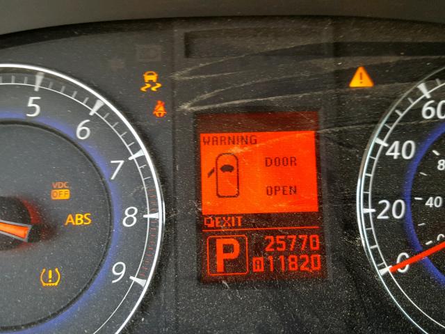 JN1AJ0HR1AM757877 - 2010 INFINITI EX35 BASE SILVER photo 8