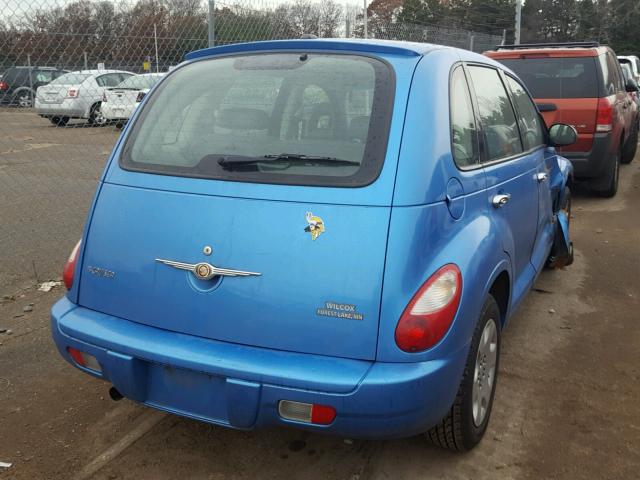 3A8FY48BX8T108908 - 2008 CHRYSLER PT CRUISER BLUE photo 4