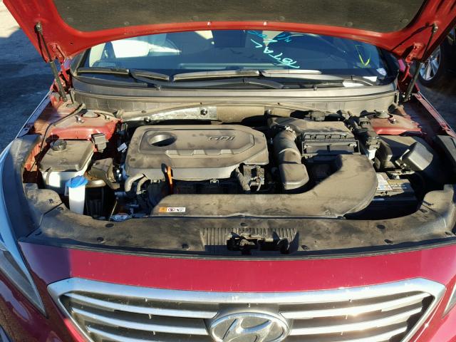 5NPE24AFXGH426222 - 2016 HYUNDAI SONATA SE BURGUNDY photo 7