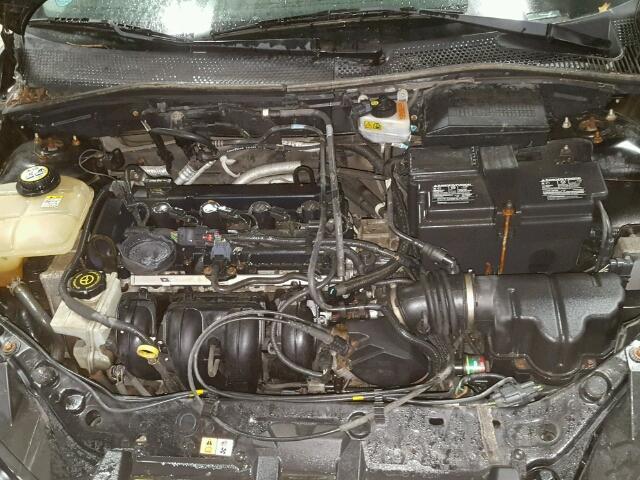 1FAFP34N46W201487 - 2006 FORD FOCUS ZX4 BLACK photo 7