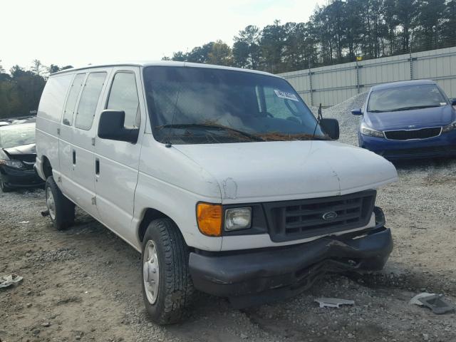 1FTNE14L37DA92399 - 2007 FORD ECONOLINE WHITE photo 1