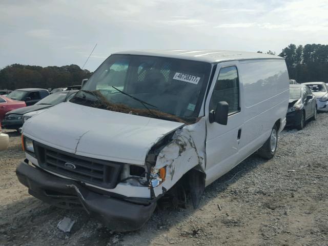 1FTNE14L37DA92399 - 2007 FORD ECONOLINE WHITE photo 2