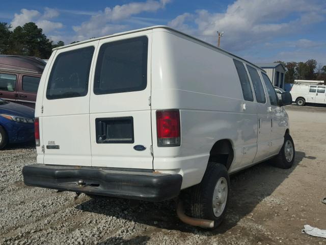 1FTNE14L37DA92399 - 2007 FORD ECONOLINE WHITE photo 4